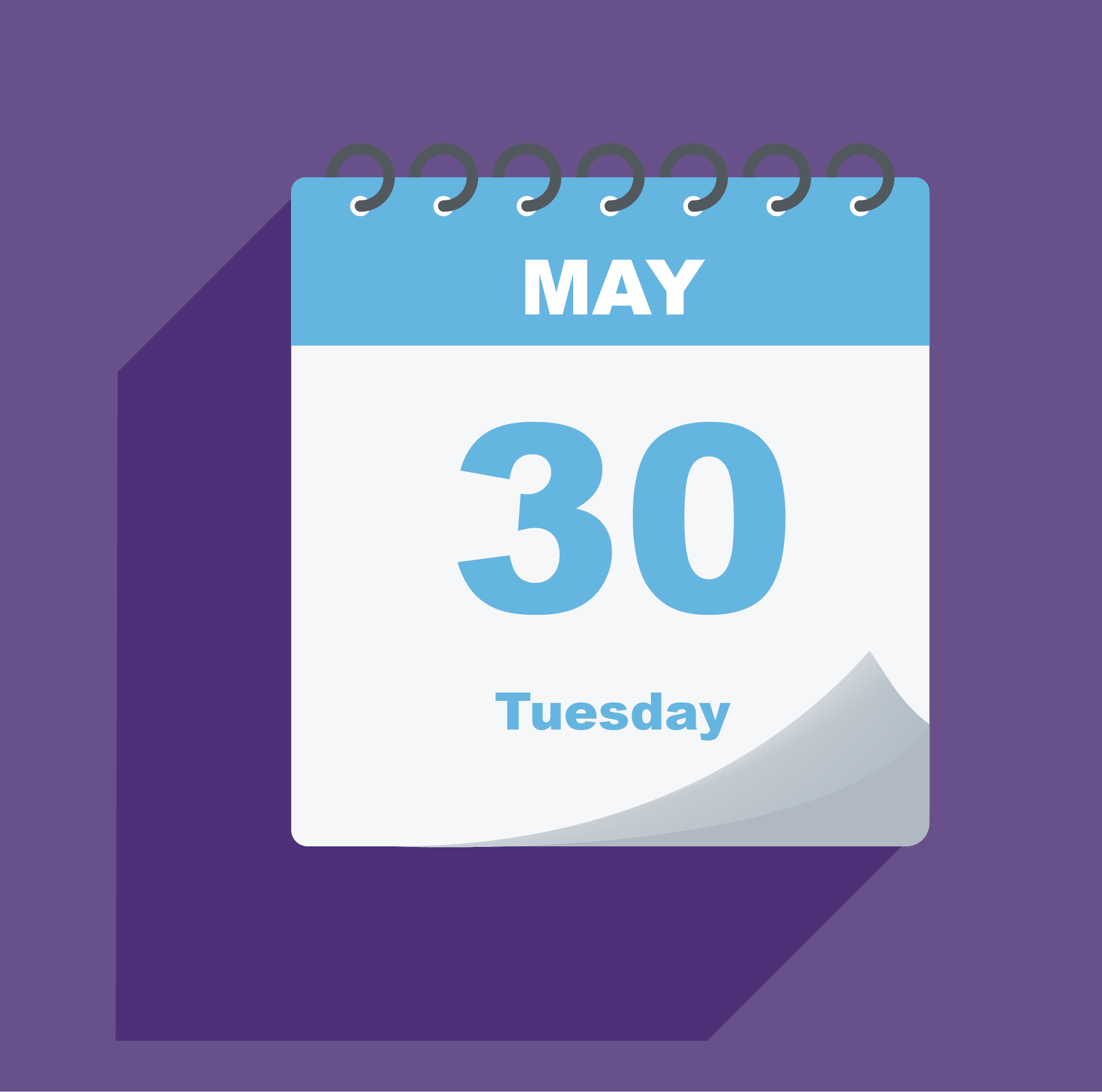 May 30  - Voting Deadline Calendar Page